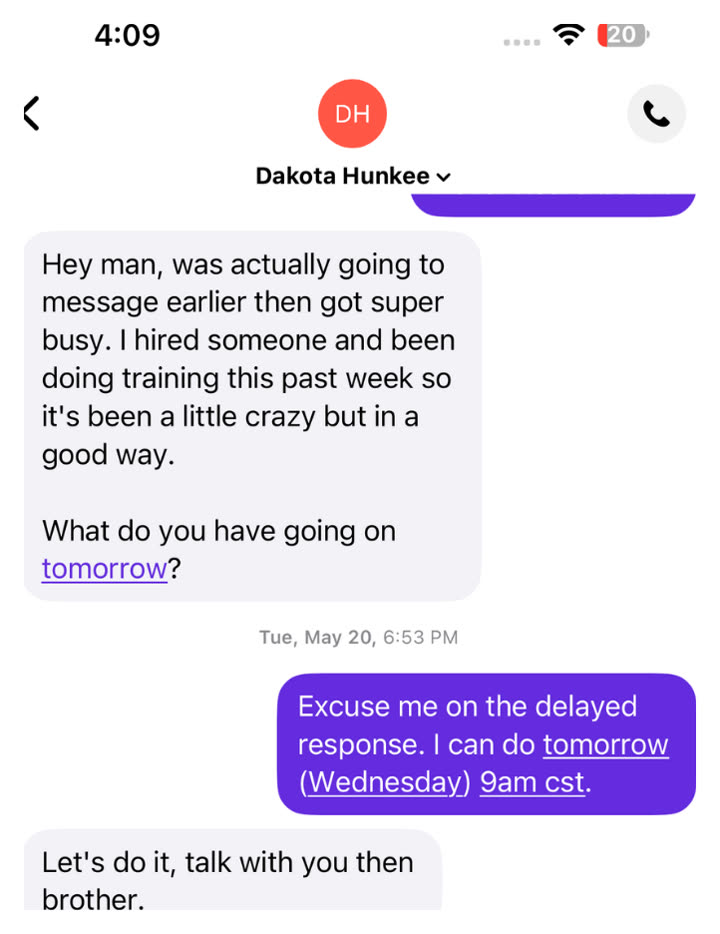 Client message 6